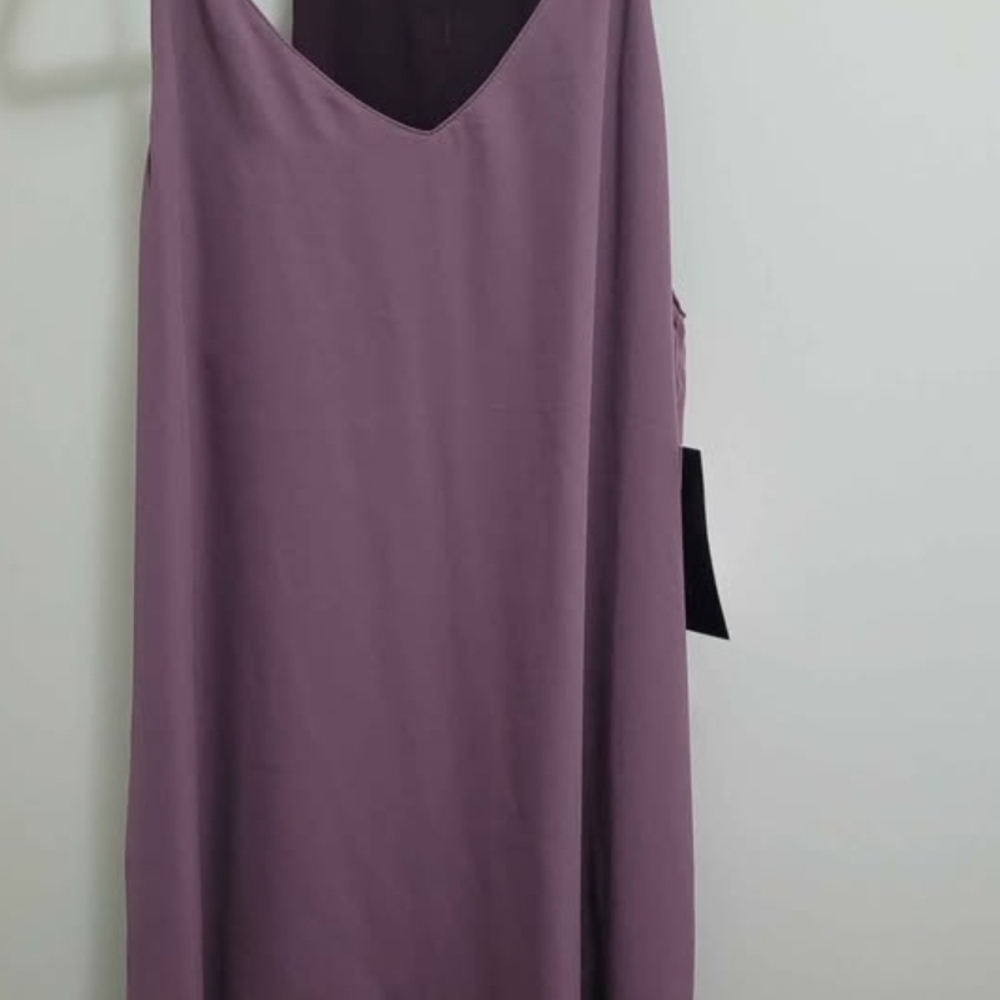 Tempted reversible camisole dress in Deep Plum and Mauve Slip Dress.